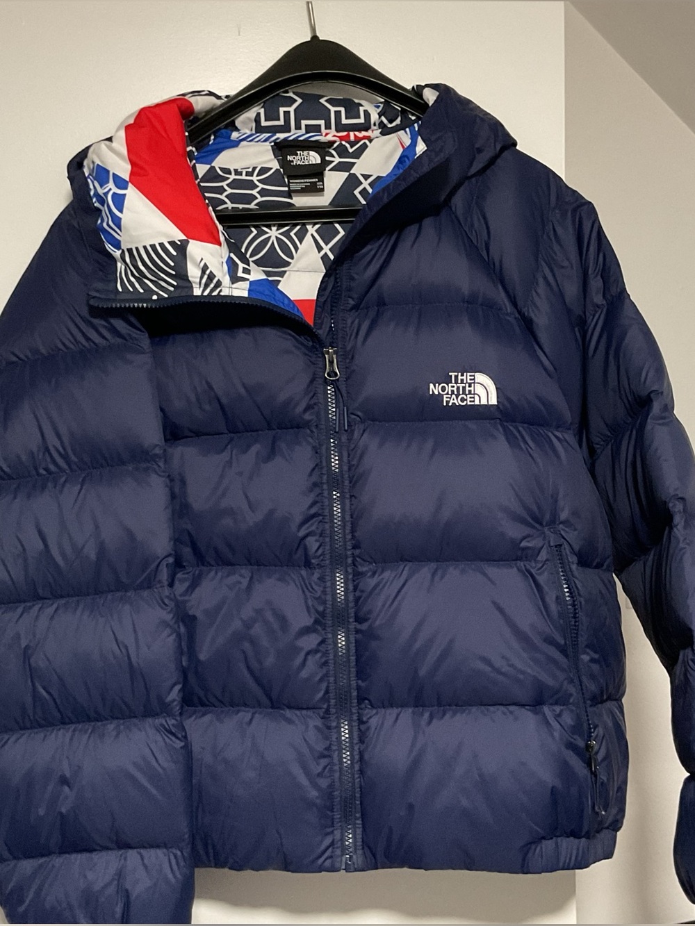 North Face Navy Jacket 550 Women’s XXL
